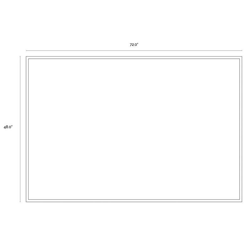 Image 6 Sunpan Brilliant Plumage 72" X 48" Charcoal Frame more views