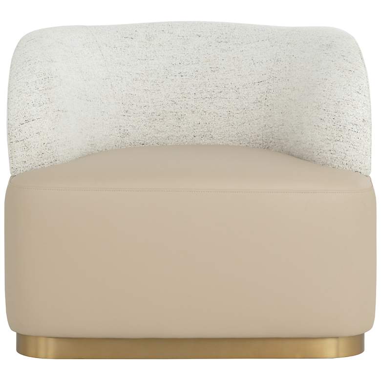 Image 2 Sunpan Brinda Swivel Lounge Chair Napa Beige and Hailey Moon more views