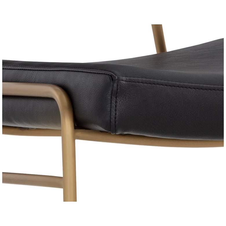 Image 6 Sunpan Brinley Dining Chair Gold Nightfall Black and Chacha Gray more views