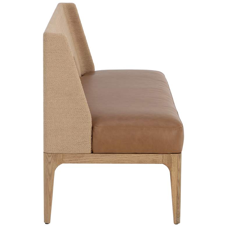 Image 3 Sunpan Brocco Banquette Milliken Cognac more views