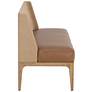 3_Sunpan Brocco Banquette Milliken Cognac more views