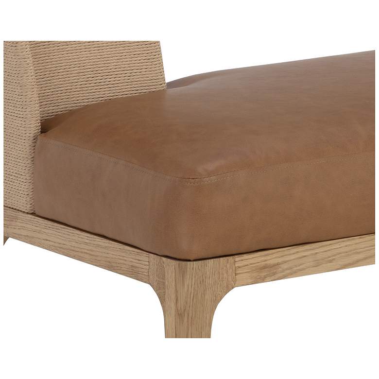 Image 4 Sunpan Brocco Banquette Milliken Cognac more views