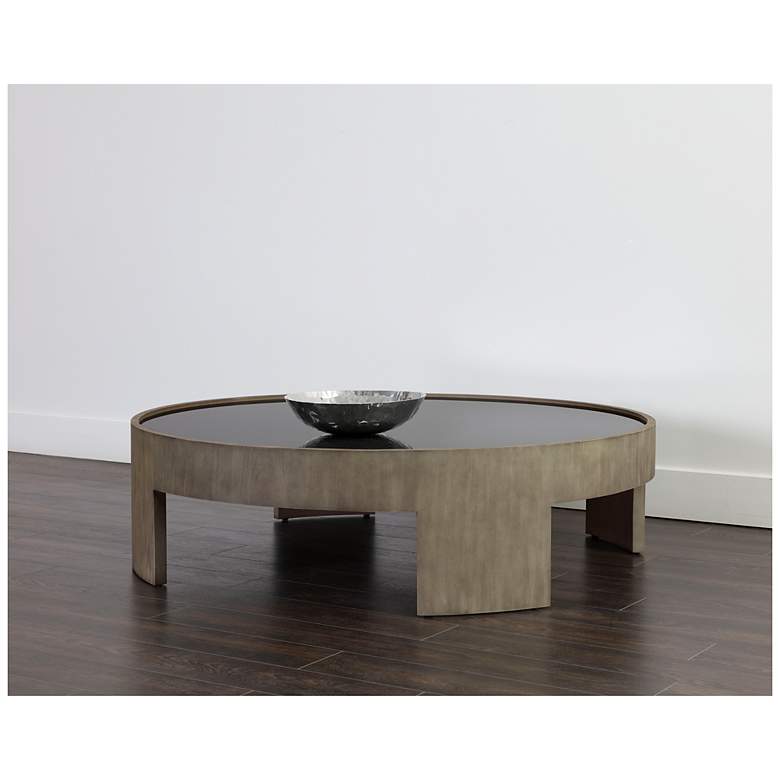 Image 3 Sunpan Brunetto Coffee Table Large Ash Gray more views