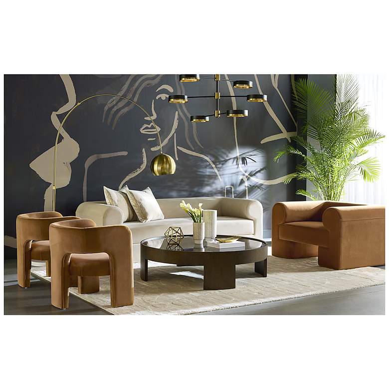 Image 5 Sunpan Brunetto Coffee Table Large Distressed Brown more views