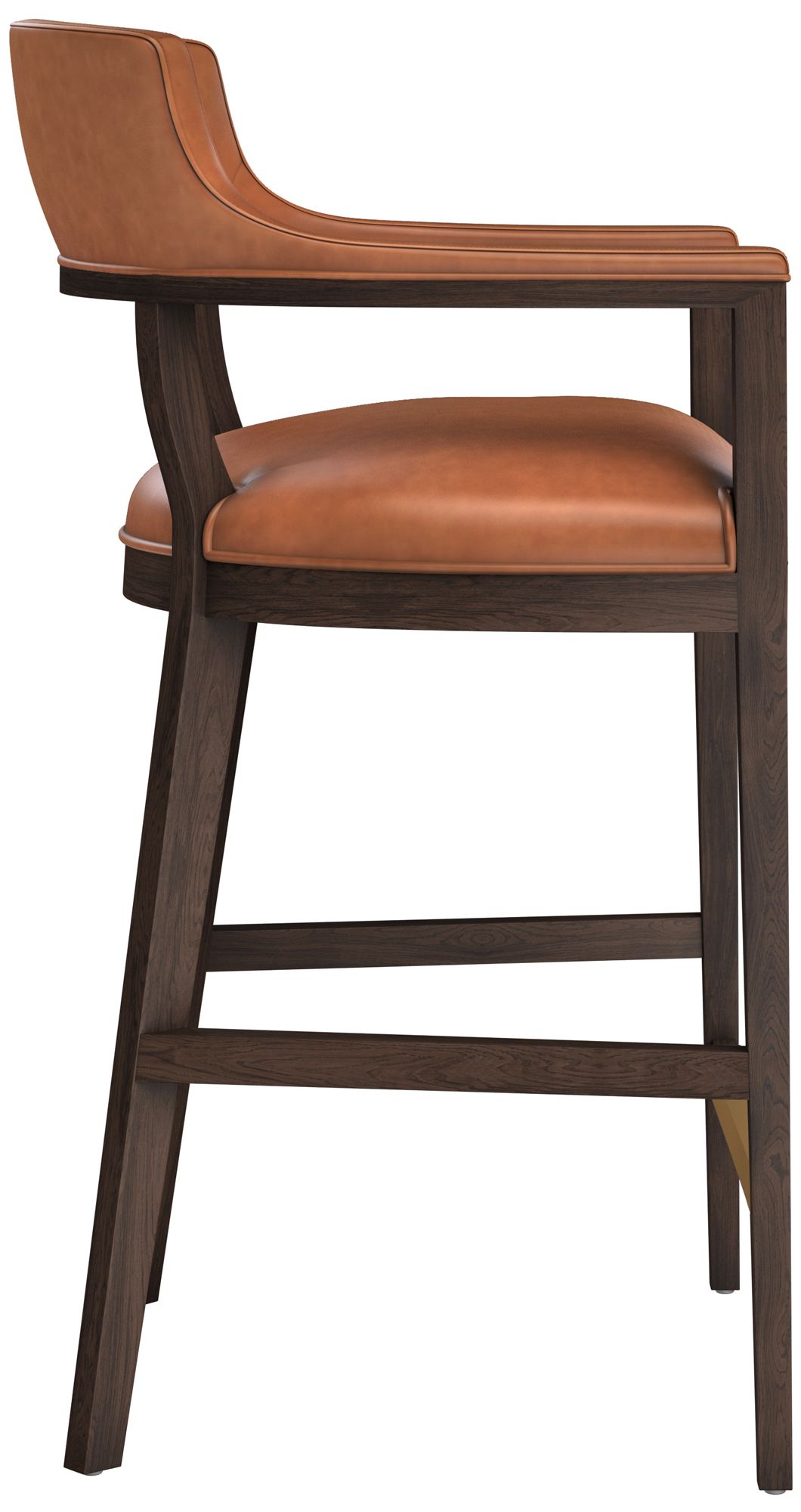 Image 2 Sunpan Brylea Barstool Brown Shalimar Tobacco Leather more views