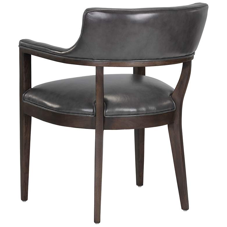 Image 4 Sunpan Brylea Dining Armchair Brown Brentwood Charcoal Leather more views