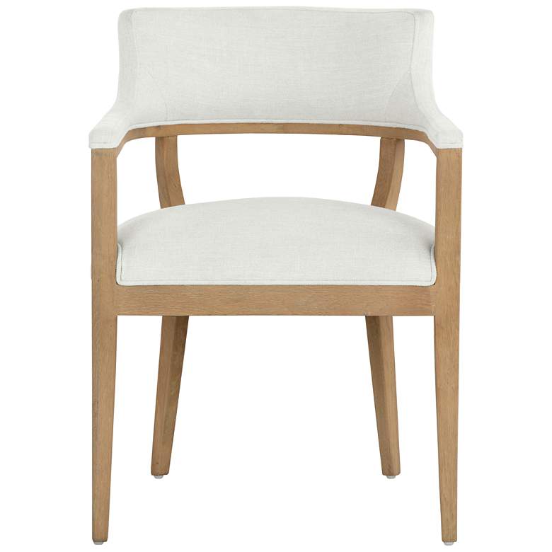 Image 2 Sunpan Brylea Dining Armchair Natural Heather Ivory Tweed more views