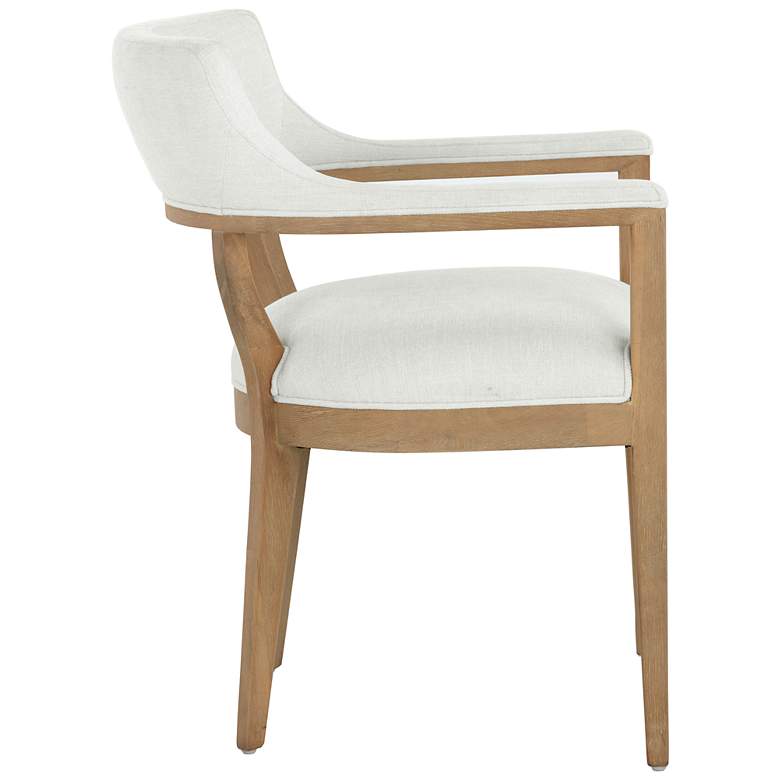 Image 3 Sunpan Brylea Dining Armchair Natural Heather Ivory Tweed more views