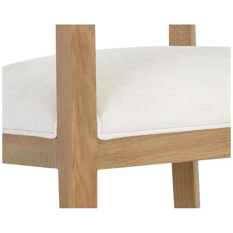 Image 6 Sunpan Brylea Dining Armchair Natural Heather Ivory Tweed more views