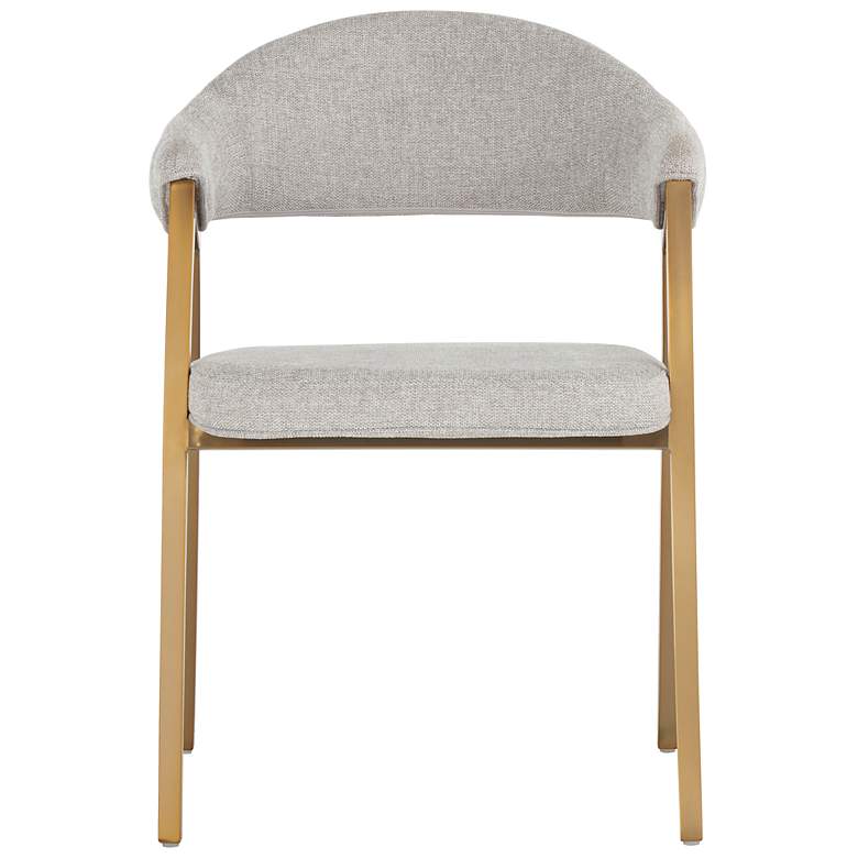 Image 3 Sunpan Burgos Dining Armchair Belfast Heather Gray more views