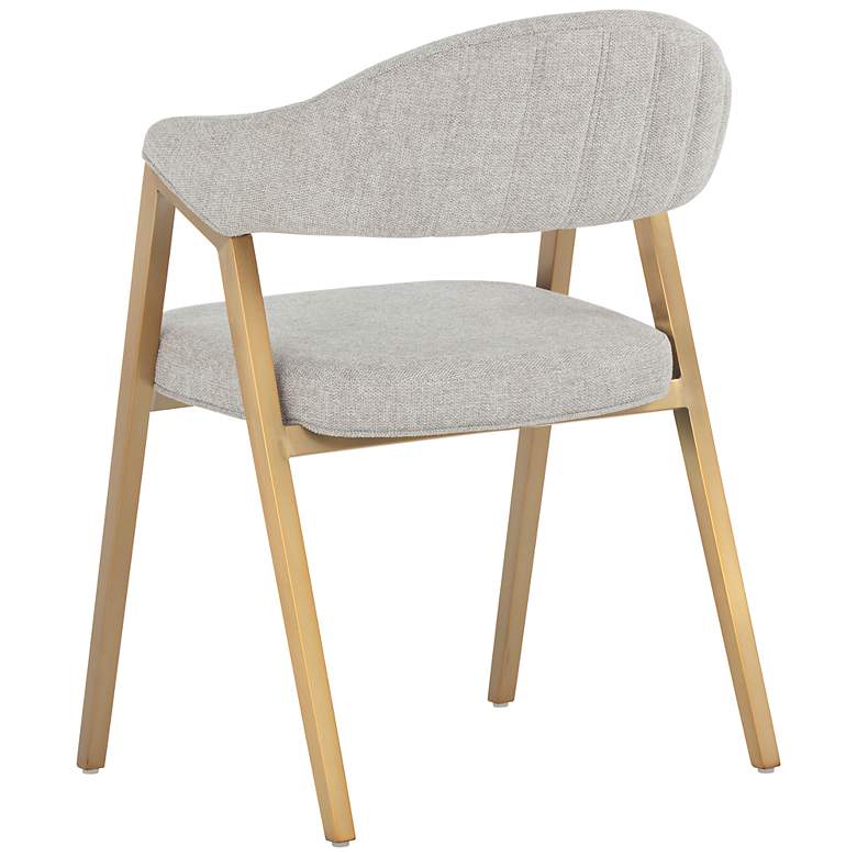 Image 5 Sunpan Burgos Dining Armchair Belfast Heather Gray more views