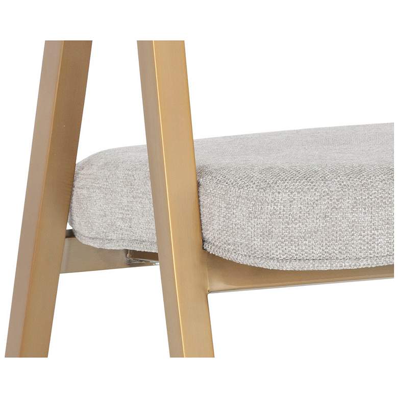 Image 6 Sunpan Burgos Dining Armchair Belfast Heather Gray more views