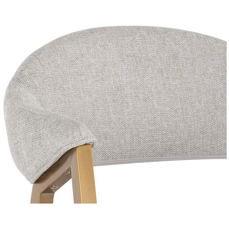 Image 7 Sunpan Burgos Dining Armchair Belfast Heather Gray more views