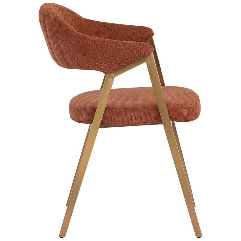 Image 4 Sunpan Burgos Dining Armchair Belfast Rust more views