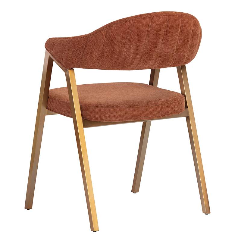 Image 5 Sunpan Burgos Dining Armchair Belfast Rust more views