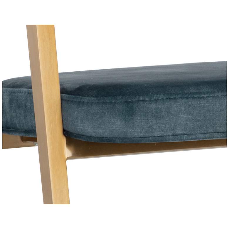 Image 5 Sunpan Burgos Dining Armchair Nono Petrol more views