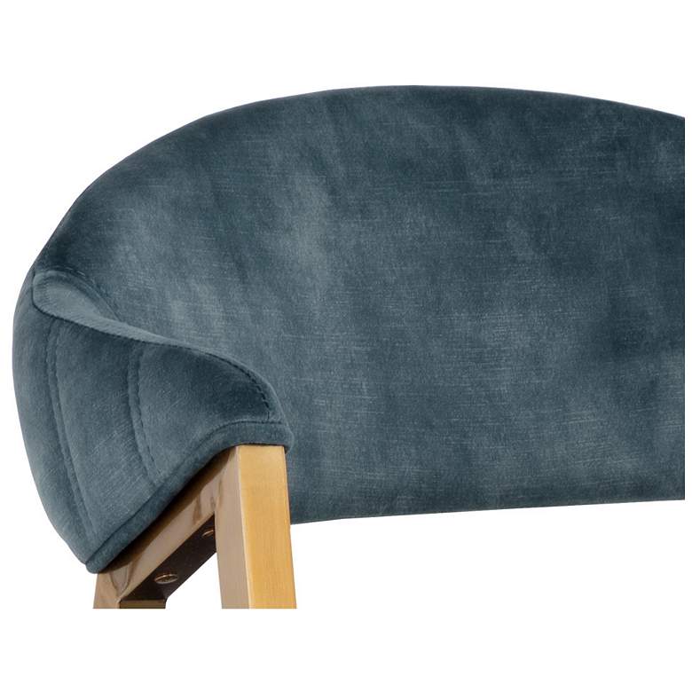 Image 6 Sunpan Burgos Dining Armchair Nono Petrol more views