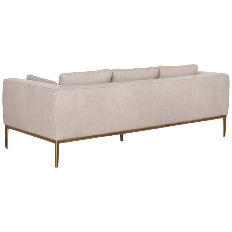 Image 3 Sunpan Burr Sofa Bali Bone Leather more views