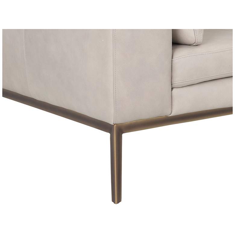 Image 6 Sunpan Burr Sofa Bali Bone Leather more views