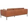 3_Sunpan Burr Sofa Behike Saddle Leather more views