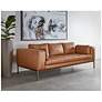 5_Sunpan Burr Sofa Behike Saddle Leather more views