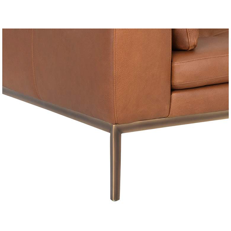 Image 6 Sunpan Burr Sofa Behike Saddle Leather more views