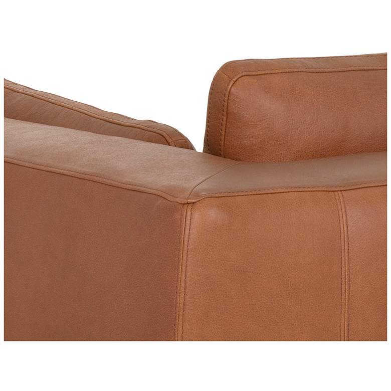 Image 7 Sunpan Burr Sofa Behike Saddle Leather more views