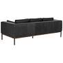 3_Sunpan Burr Sofa Serbia Black Leather more views