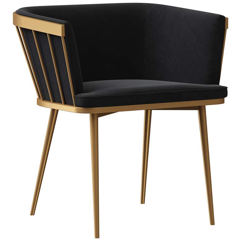 Image 1 Sunpan Caily Dining Armchair Abbington Black