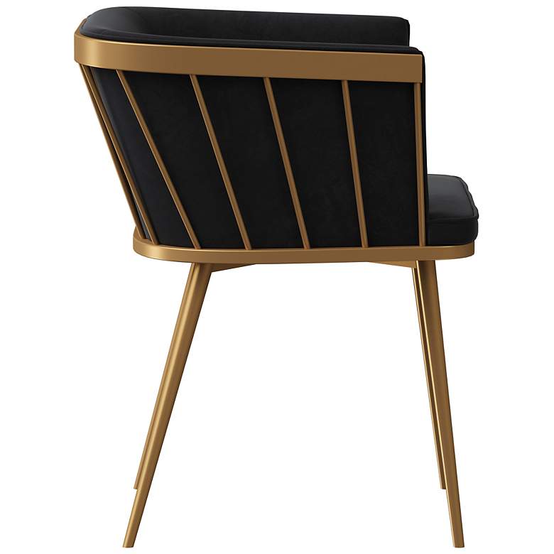 Image 3 Sunpan Caily Dining Armchair Abbington Black more views