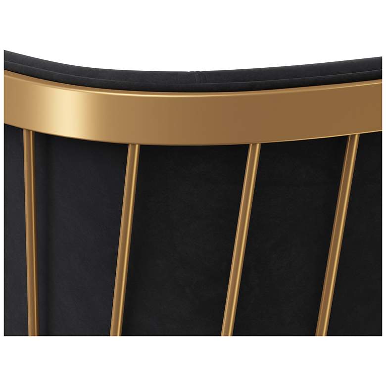 Image 7 Sunpan Caily Dining Armchair Abbington Black more views