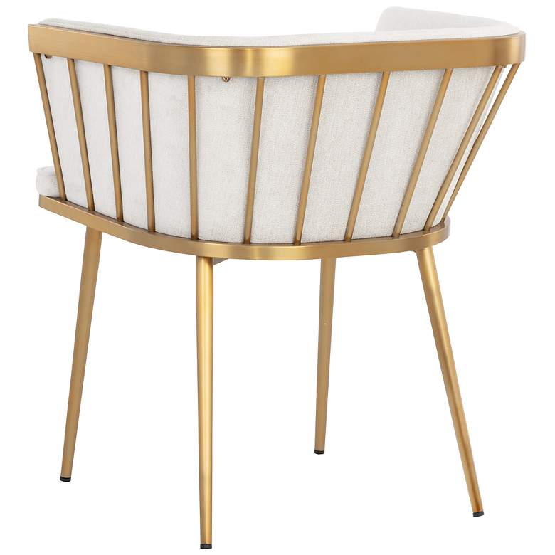 Image 5 Sunpan Caily Dining Armchair Polo Club Muslin more views