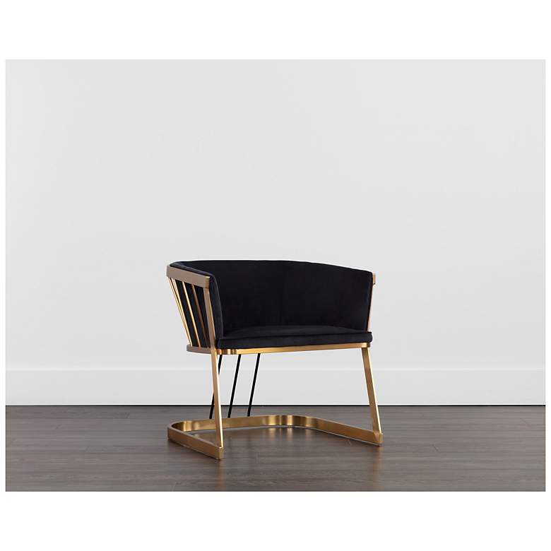 Image 1 Sunpan Caily Lounge Chair Abbington Black