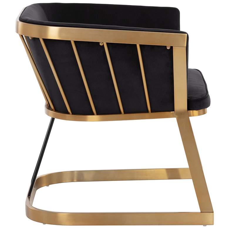 Image 4 Sunpan Caily Lounge Chair Abbington Black more views
