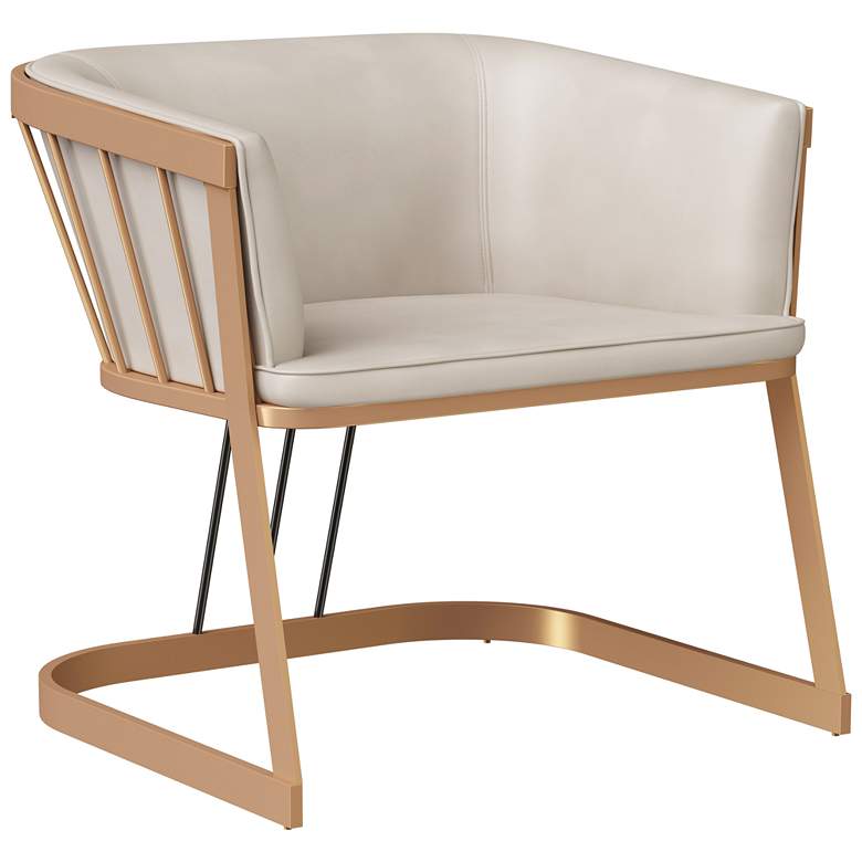 Image 2 Sunpan Caily Lounge Chair Bravo Cream