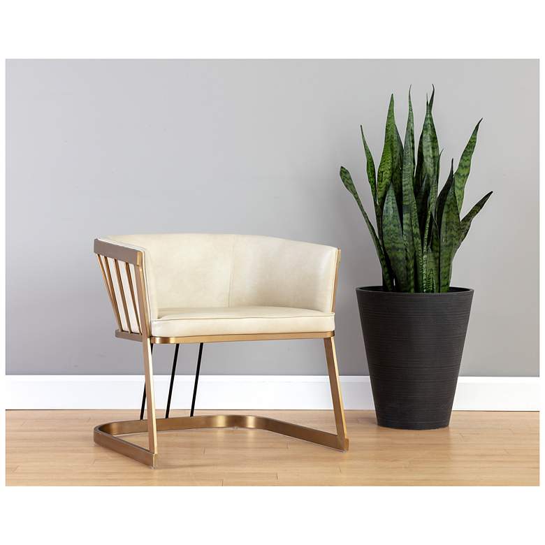 Image 1 Sunpan Caily Lounge Chair Bravo Cream