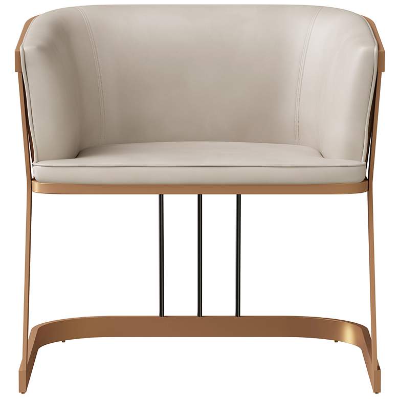 Image 3 Sunpan Caily Lounge Chair Bravo Cream more views