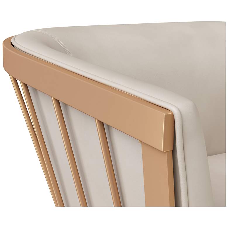 Image 7 Sunpan Caily Lounge Chair Bravo Cream more views