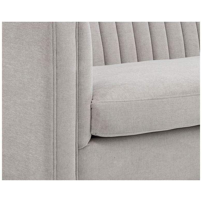 Image 4 Sunpan Caitlin Sofa Hemingway Silver more views