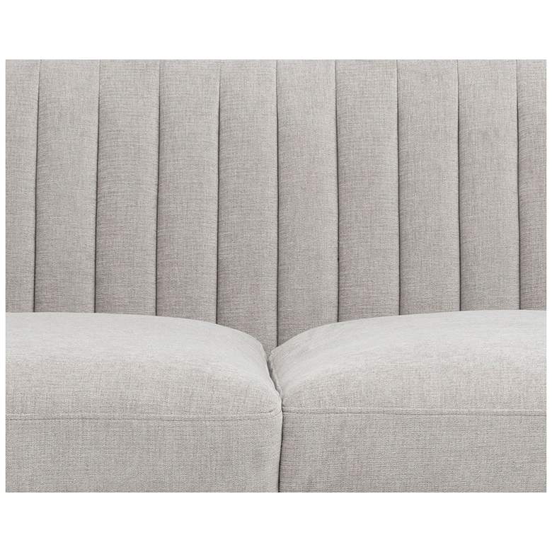 Image 5 Sunpan Caitlin Sofa Hemingway Silver more views