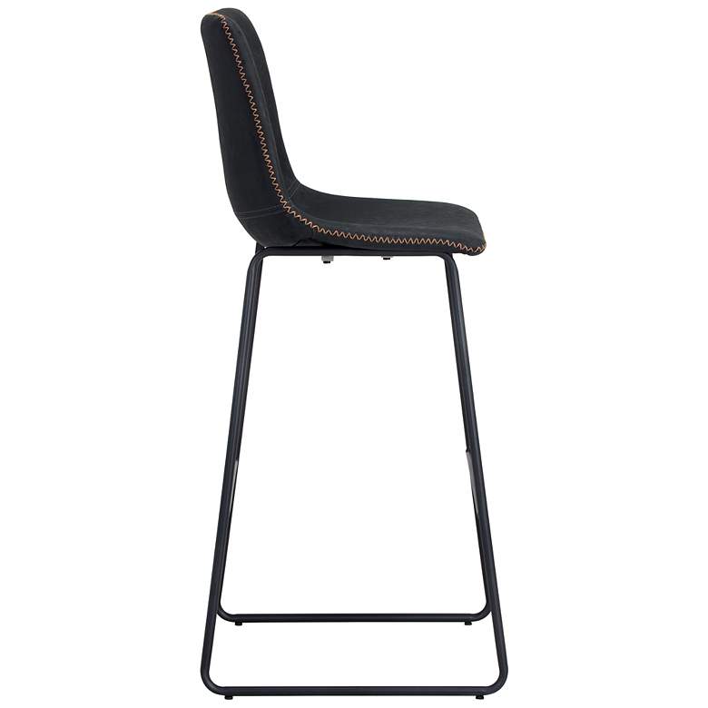 Image 2 Sunpan Cal Barstool Antique Black Set of 2 more views