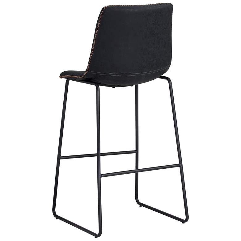 Image 3 Sunpan Cal Barstool Antique Black Set of 2 more views