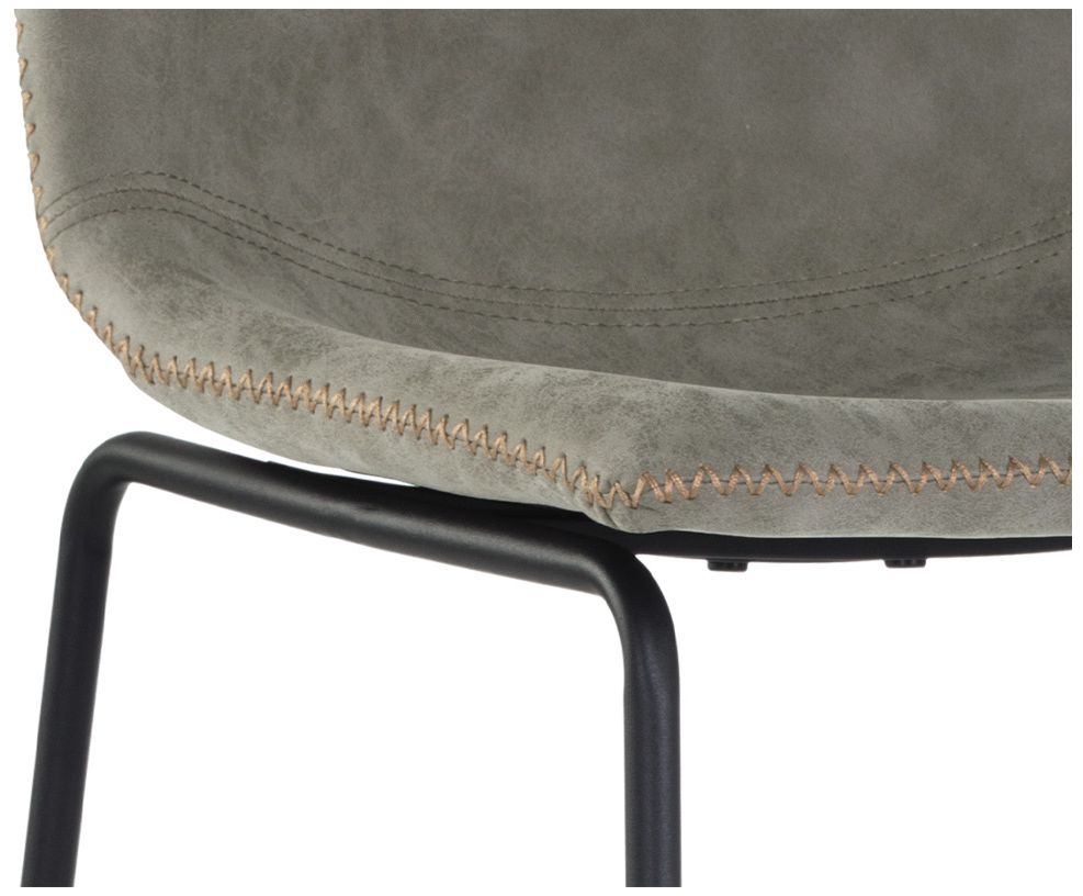 Image 4 Sunpan Cal Barstool Antique Gray Set of more views