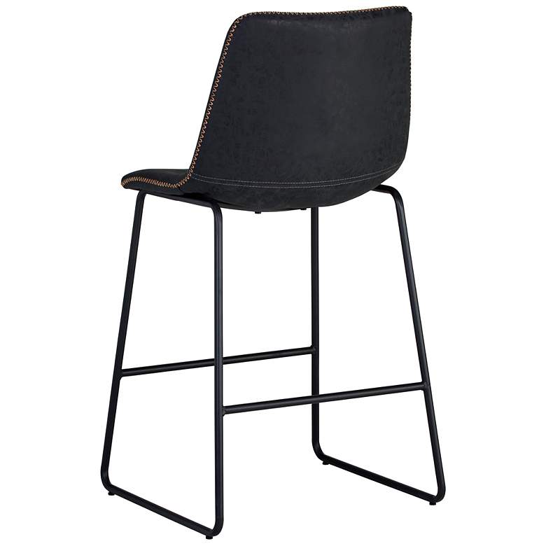 Image 3 Sunpan Cal Counter Stool Antique Black Set of 2 more views
