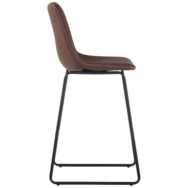 Image 3 Sunpan Cal Counter Stool Antique Brown S more views