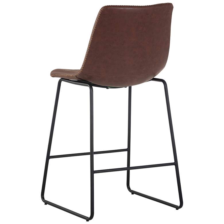 Image 4 Sunpan Cal Counter Stool Antique Brown S more views