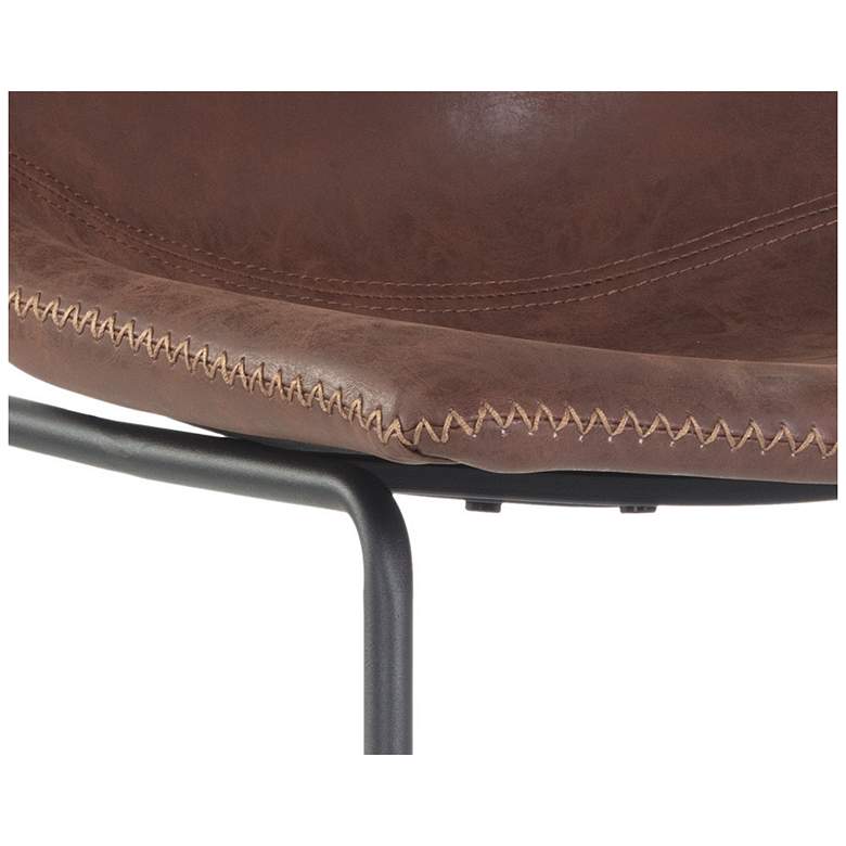 Image 5 Sunpan Cal Counter Stool Antique Brown S more views