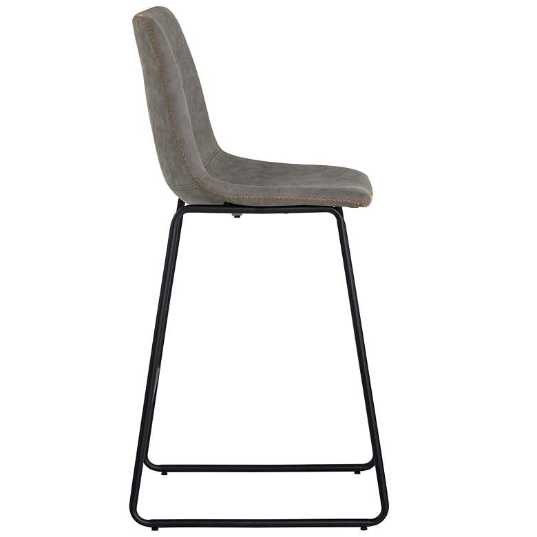 Image 3 Sunpan Cal Counter Stool Antique Gray Se more views