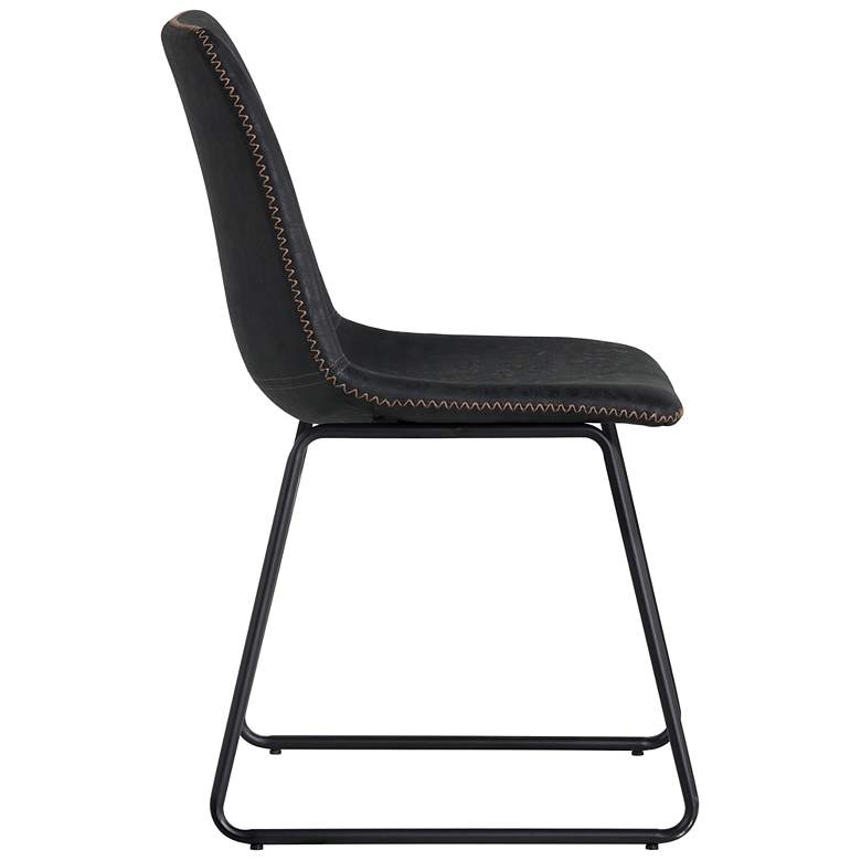 Image 2 Sunpan Cal Dining Chair Antique Black Set of 2 more views
