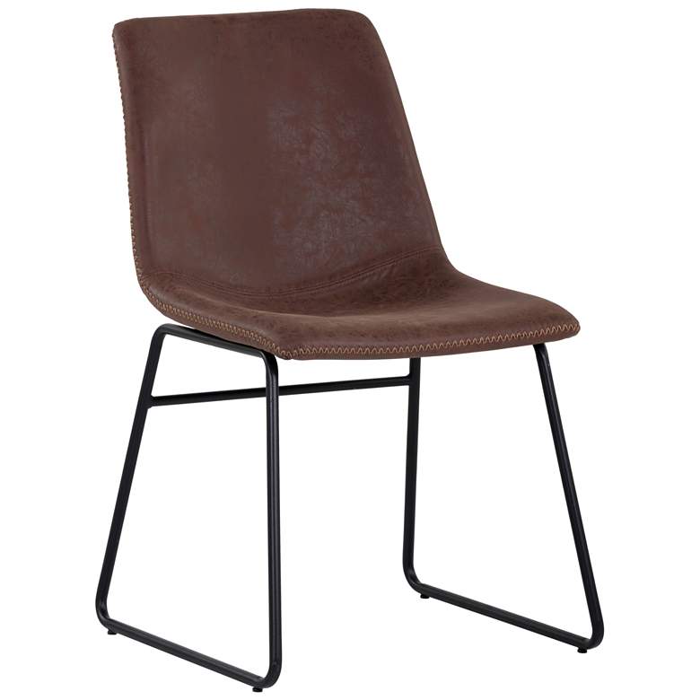 Image 1 Sunpan Cal Dining Chair Antique Brown Set of 2
